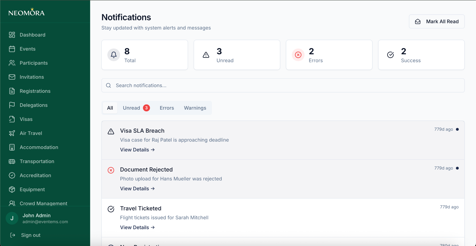 Real-Time Data Across All Modules screenshot 3
