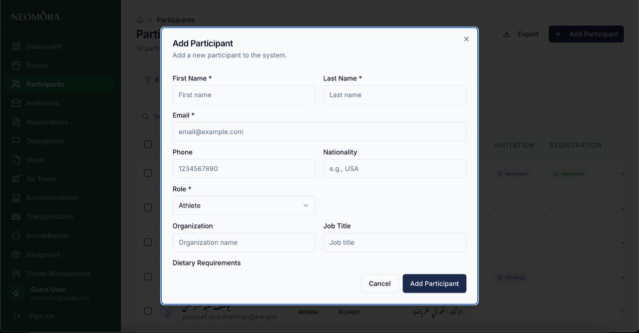 Participant-Centric Workflows screenshot 2